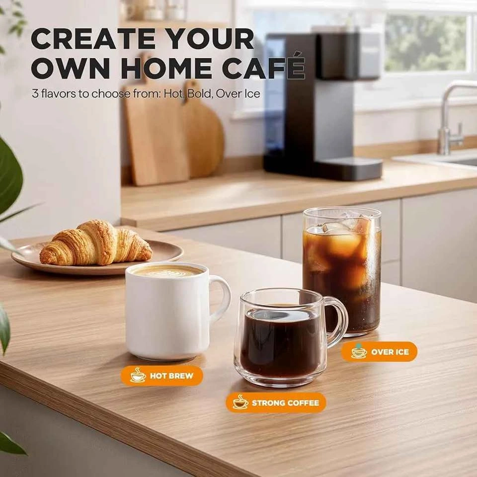 Tastyle Single Serve Coffee Maker, Iced and Hot Coffee Machine f - photo 4