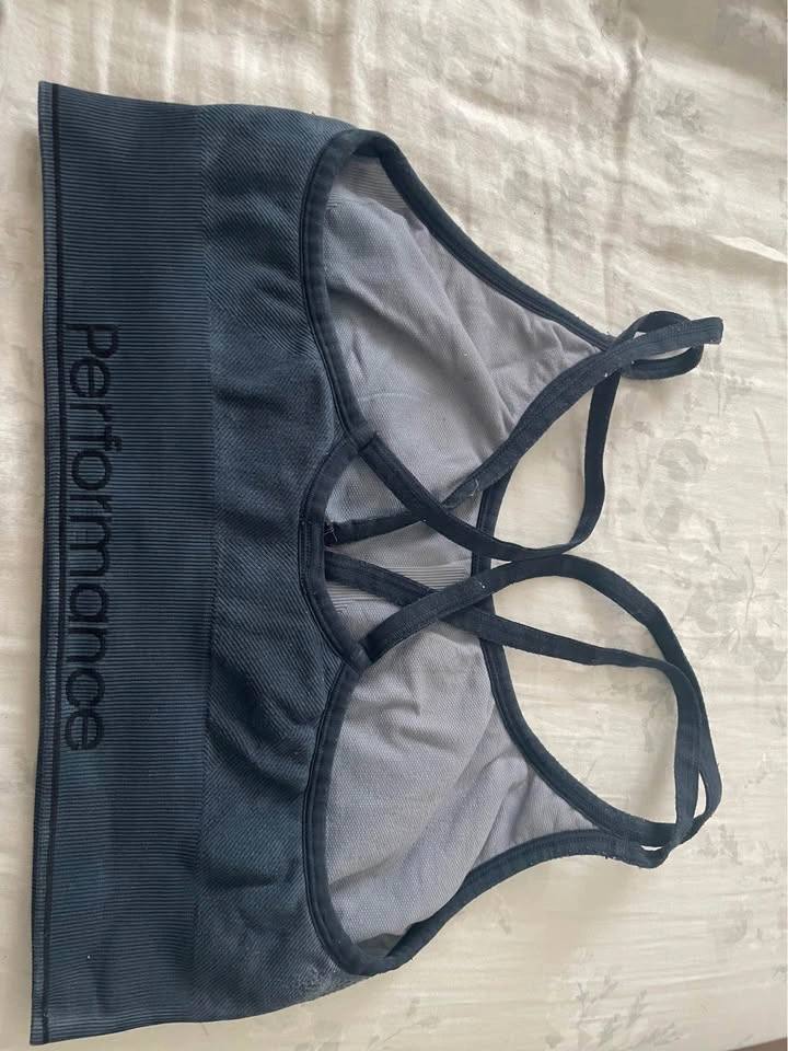 Calvin Klein Dark Blue Sports Bra - Large - photo 2