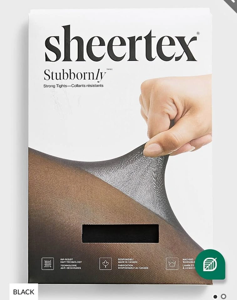 Set of two sheertex Strong Tights Black large