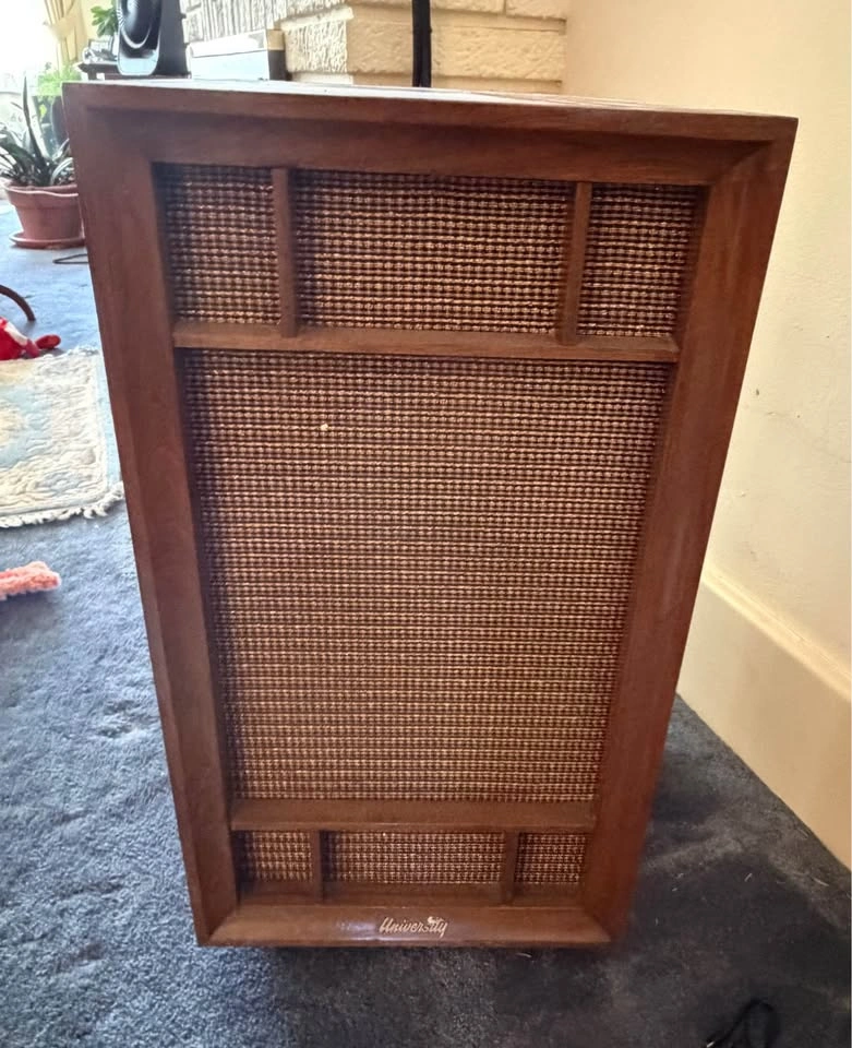 Vintage University Sound 3-Way Speakers - Matched Pair