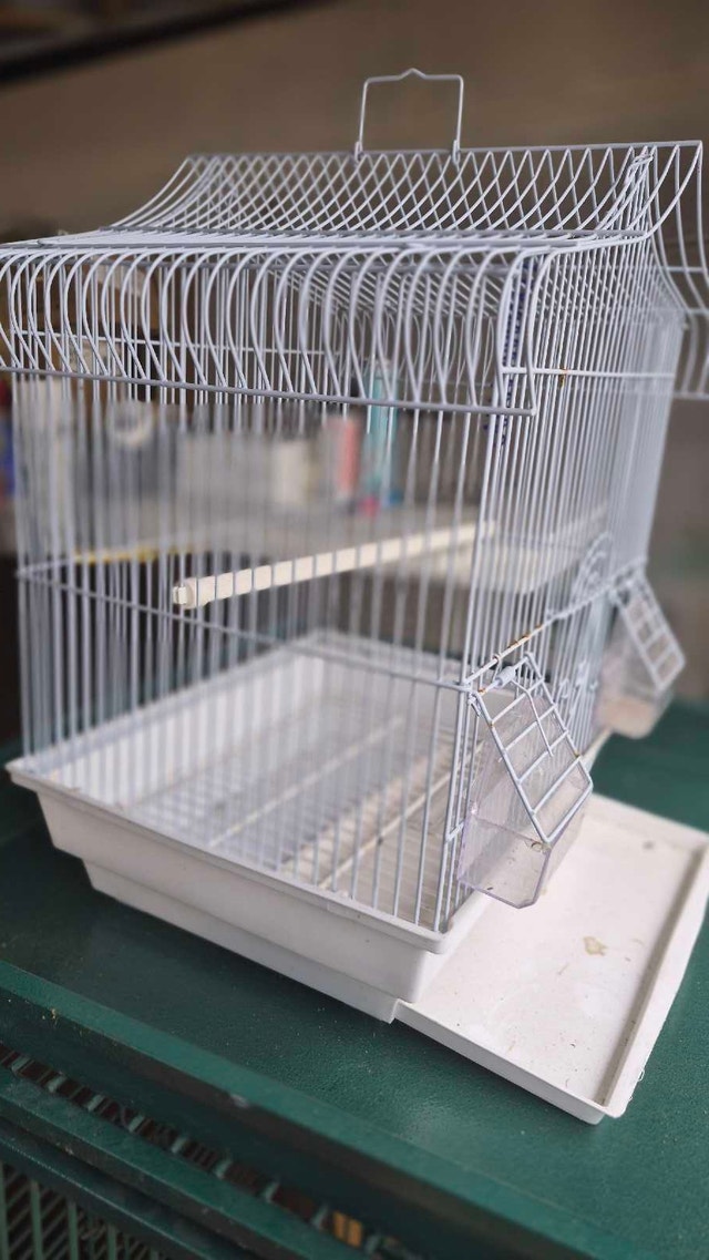 Small bird cage for finch or budgie or similar small birds. - photo 2