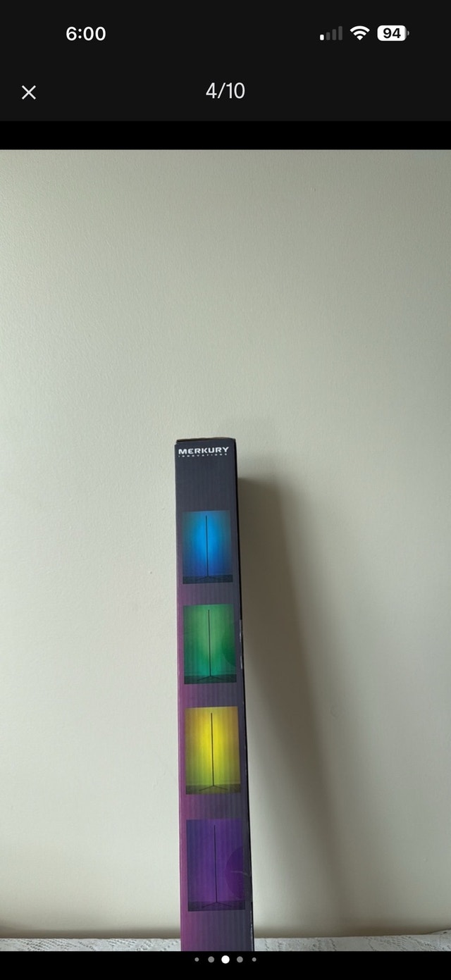 NEW Corner Floor Lamp (4.6ft) - Roomgio RGB LED Light - photo 3