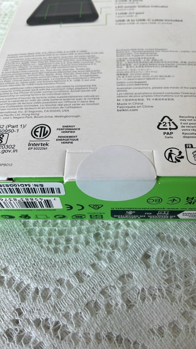 Belkin Power Bank (Sealed) - photo 4