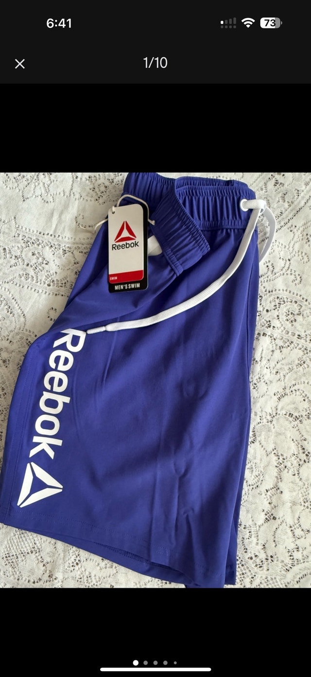 Reebok Men's Casual/Swim Shorts (Small) - New w/ Tags