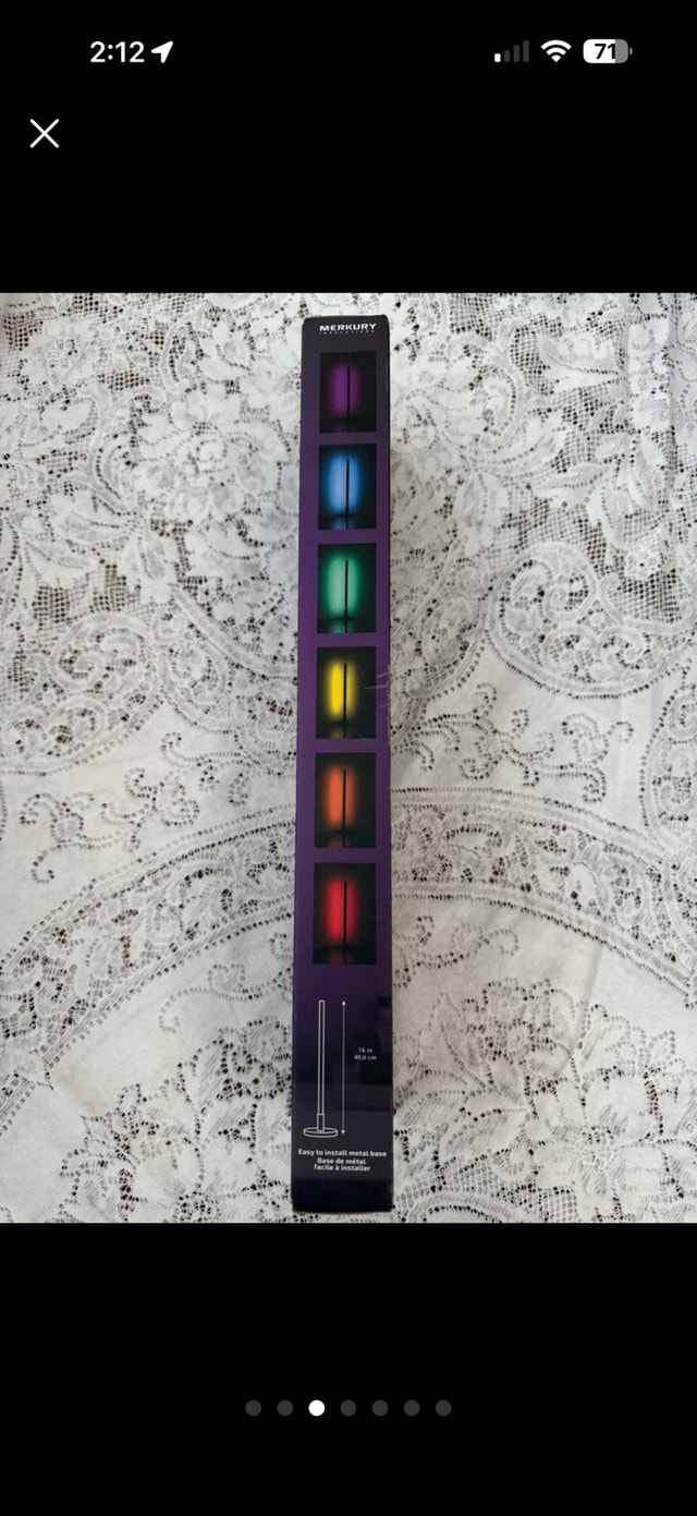 Room Glo Light Multicolor Table Lamp - 16 inch - photo 3