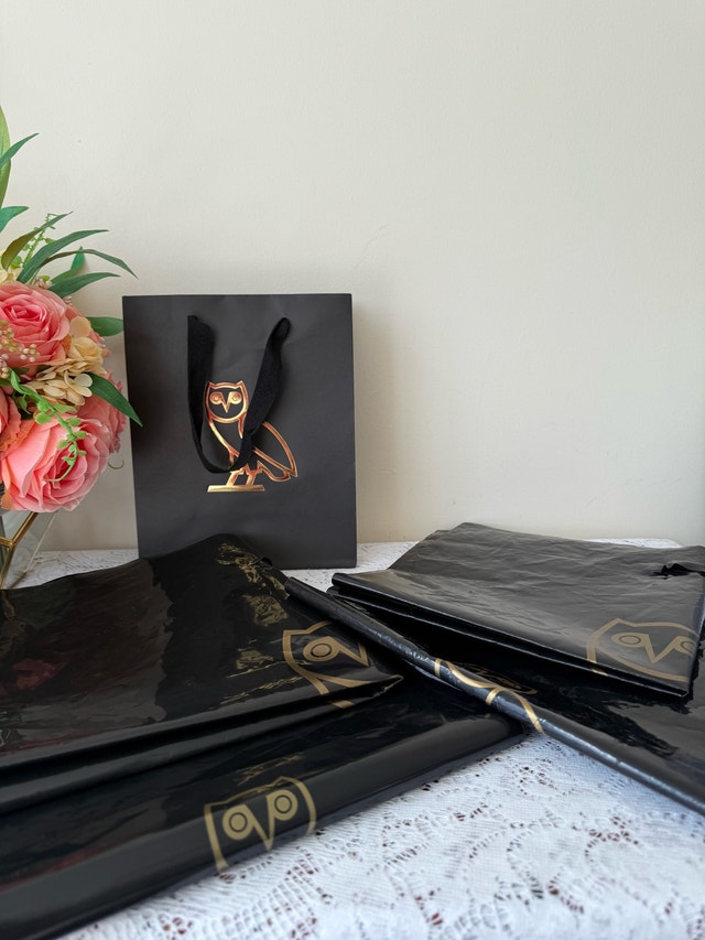 OVO Store Plastic Bags $5.00 each/ Great condition!