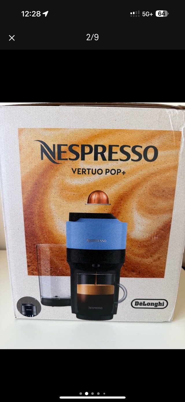 DeLonghi Nespresso Vertuo Pop+ Coffee Maker (Brand-new in box) - photo 2