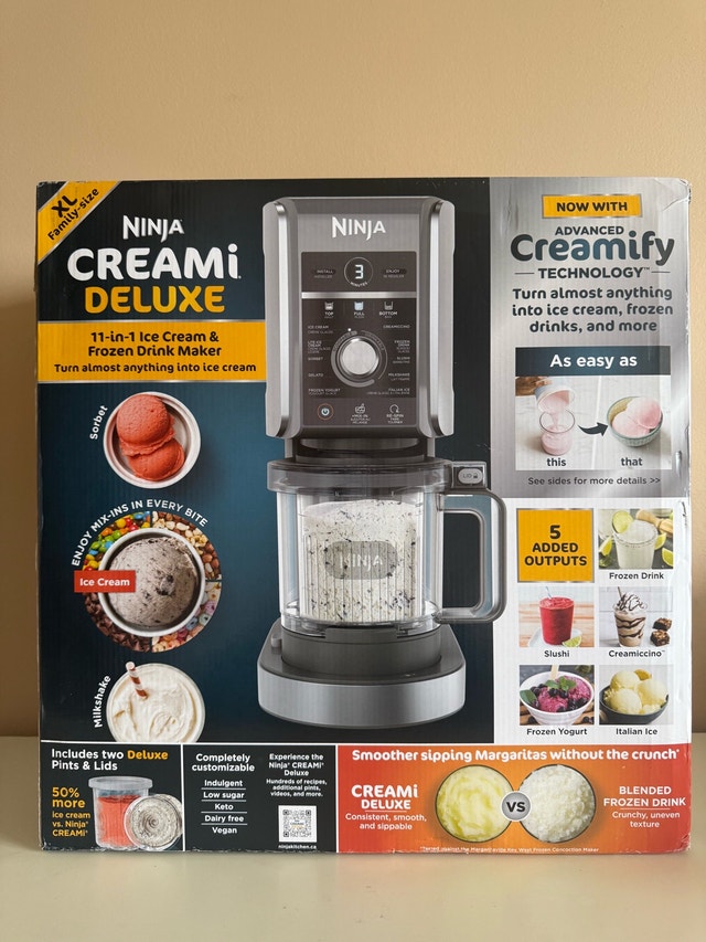 Ninja Ice Cream & Frozen Drink Maker (Brand-new in box)