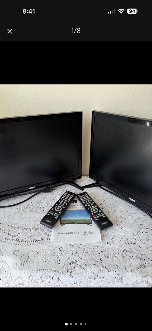RCA 19” LED TV - 1 Available