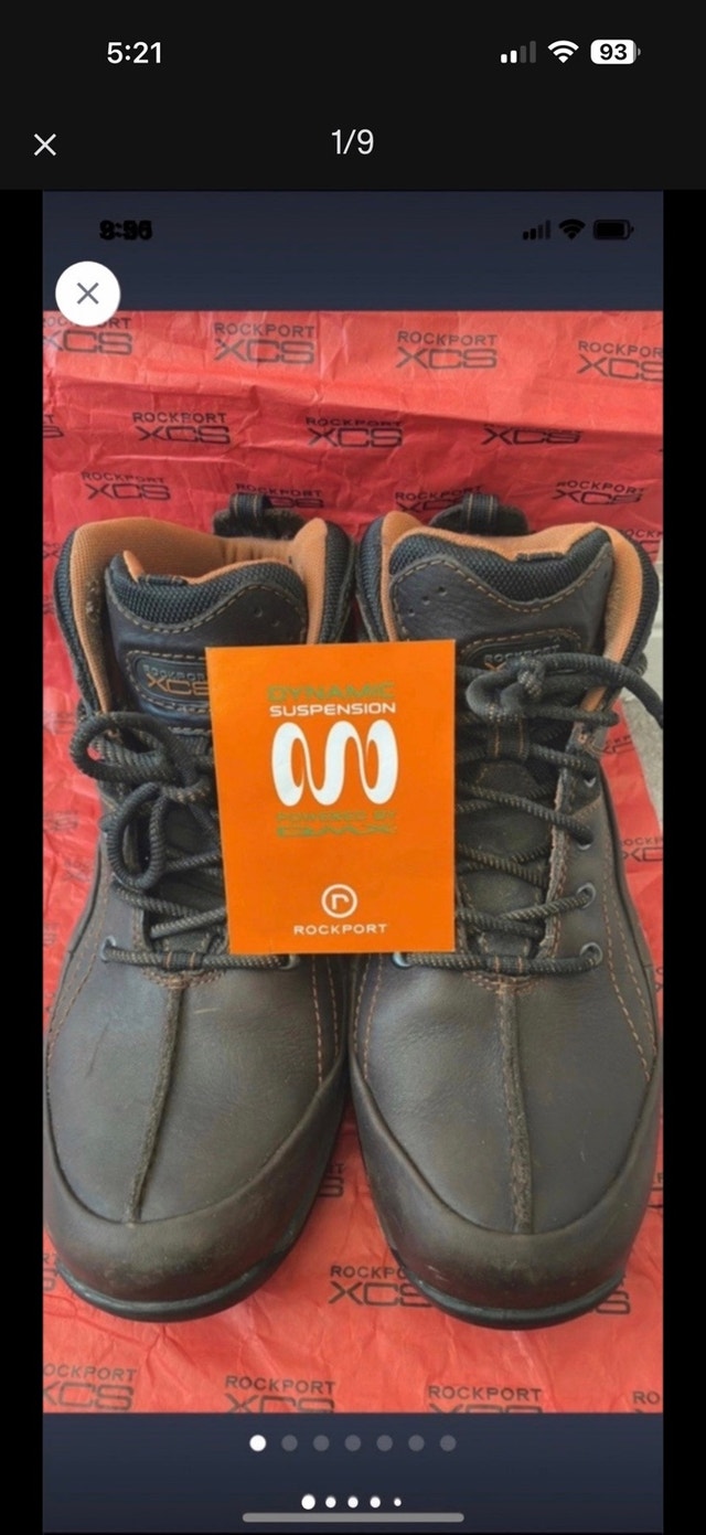 Men's Shoes Size 10.5 (Rockport Brand) Excellent Condition