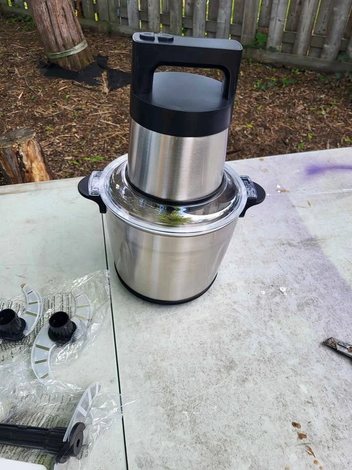 New Food Chopper 6 Liter Stainless Steel - photo 2