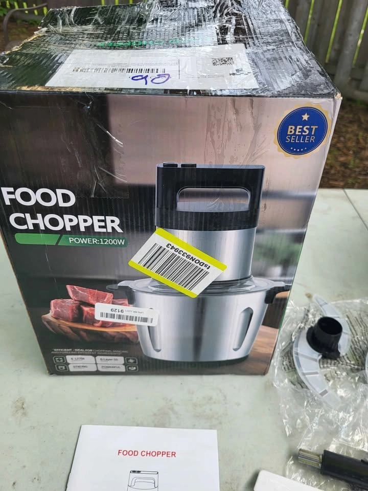 New Food Chopper 6 Liter Stainless Steel - photo 5