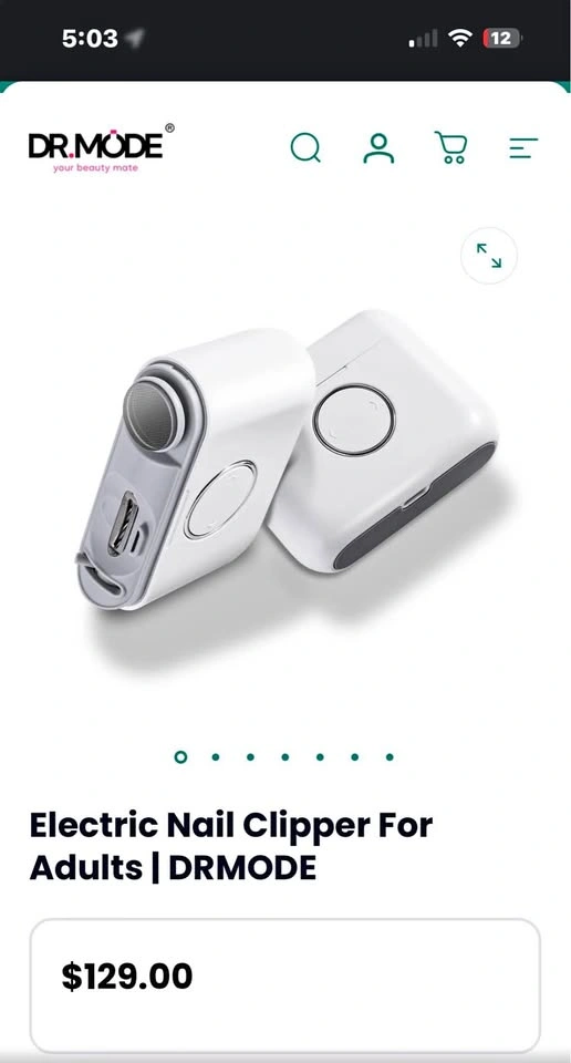 Electric Nail Clipper For Adults 2 in 1 Electric Nail Clipper