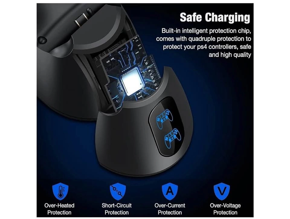 PS4 Controller Charger Dock Station with Charging Cable, Fast-Ch - photo 4