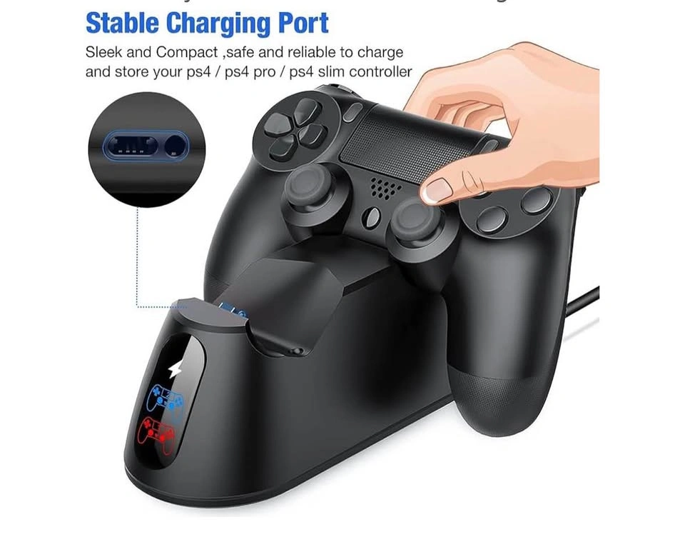 PS4 Controller Charger Dock Station with Charging Cable, Fast-Ch - photo 5