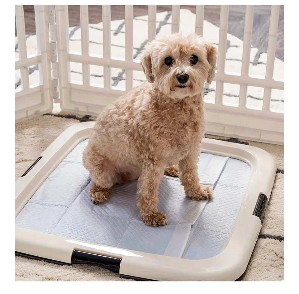 IRIS USA Dog Pee Pad Holder Tray - Regular Size (22"x22")