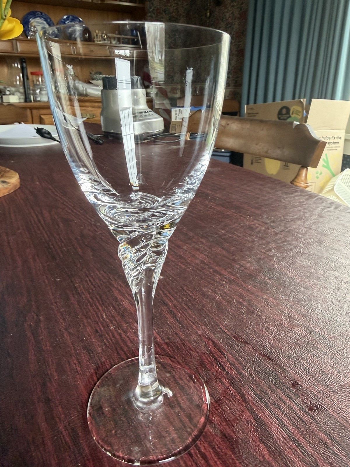 10 Vintage SPIEGELAU Crystal Wine Glasses Giselle Line - photo 3