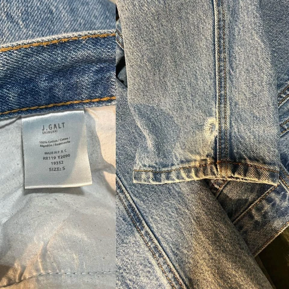 Brandy Melville Straight Leg 90s Style Denim Jeans - photo 2