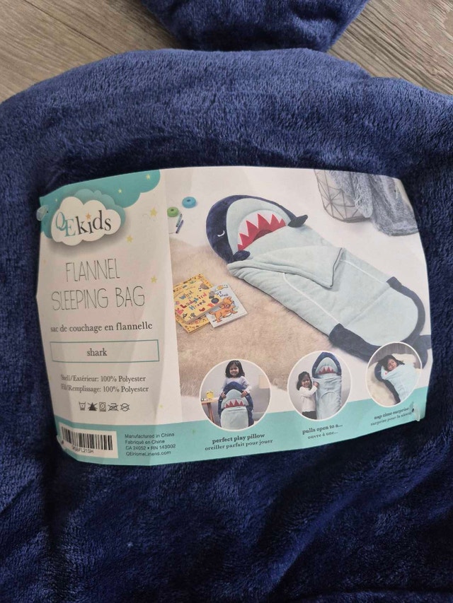 QKIDS Shark Sleeping Bag