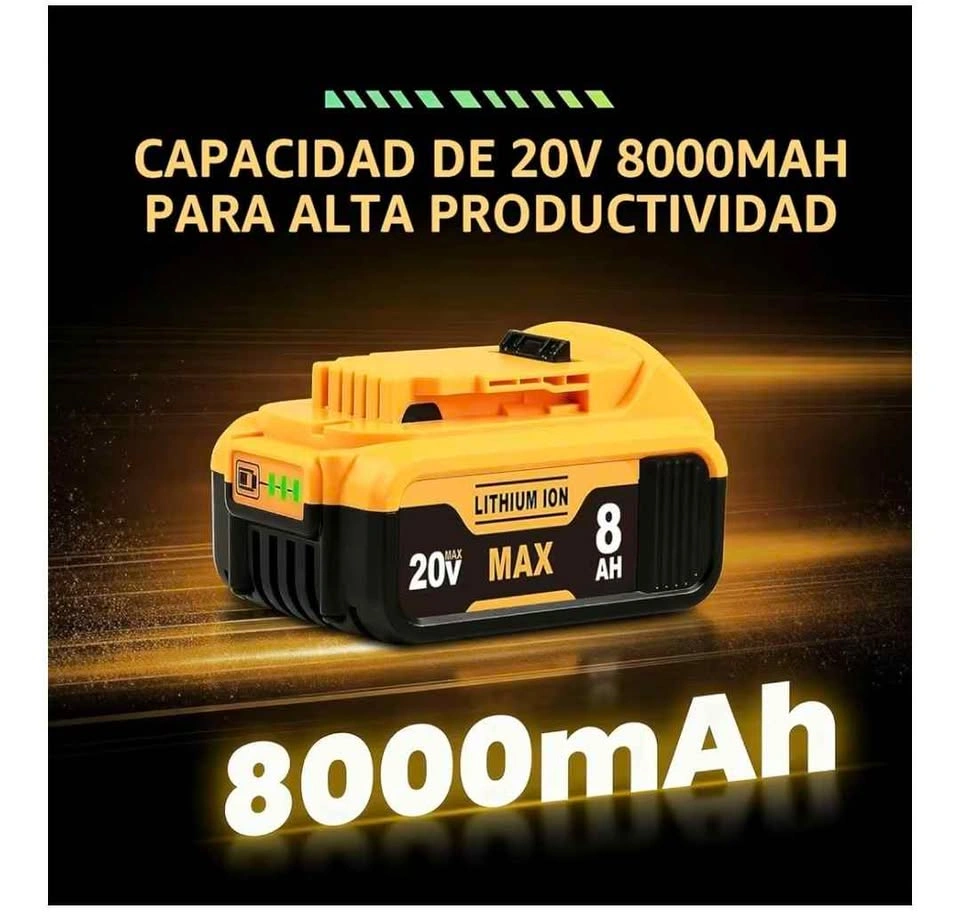 8.0Ah Compatible DeWalt 20V Max Battery - photo 3