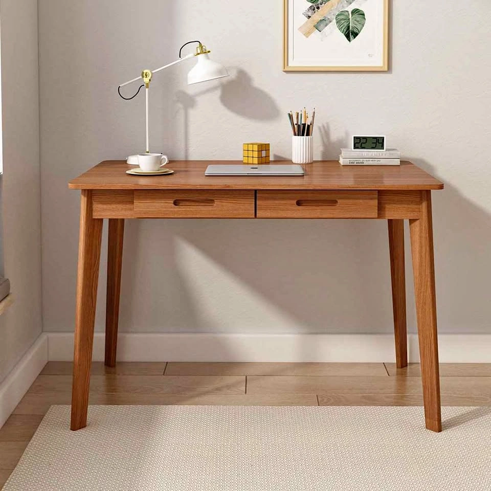 Wayfair Solid Wood Computer Desk - 47.2" | 2 Drawers | Staging O