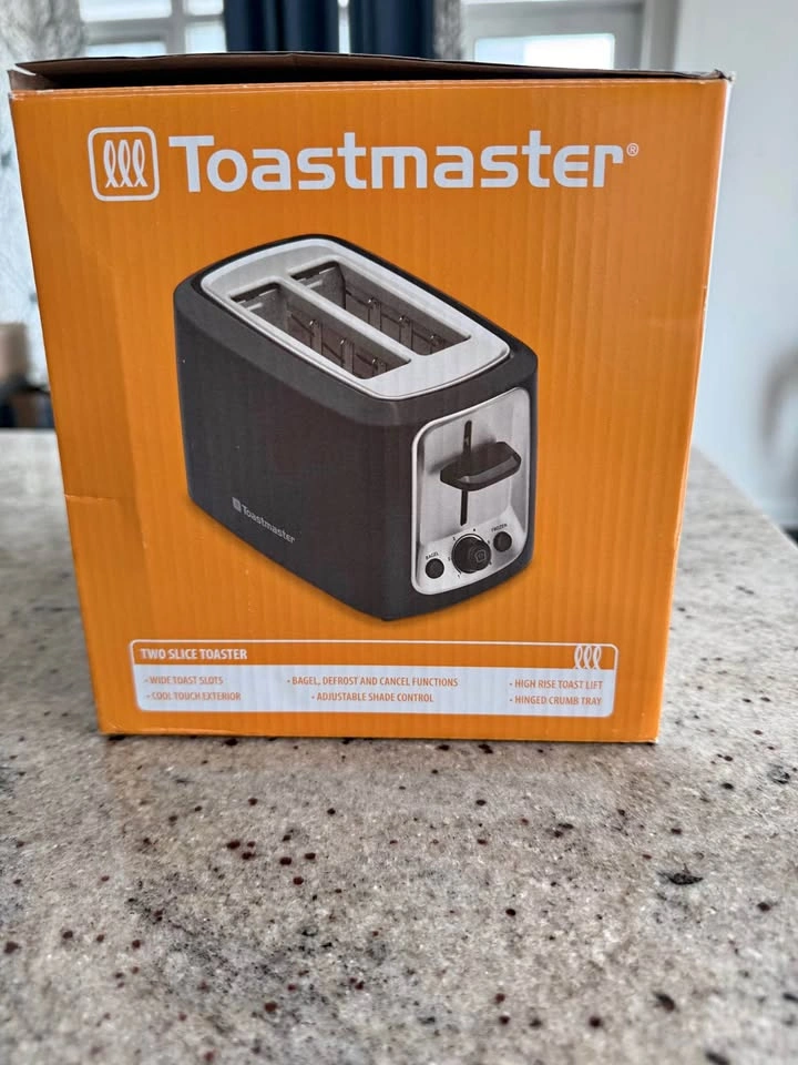 NEW Toastmaster 2-Slice Toaster (In Box)