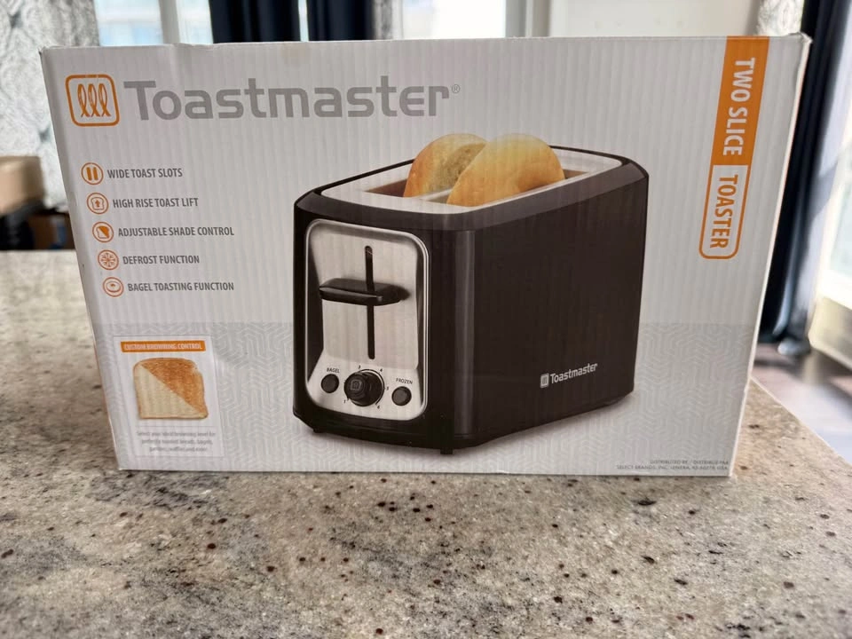 NEW Toastmaster 2-Slice Toaster (In Box) - photo 2