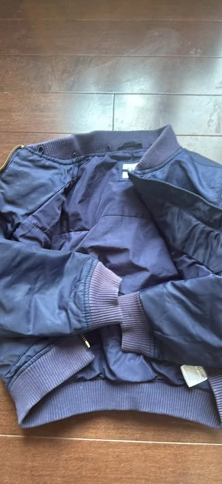 Girls Gap Bomber Jacket Size Medium 8-9 Years image indicator(6)