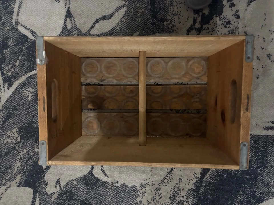 3 Vintage Wooden Crates - photo 3