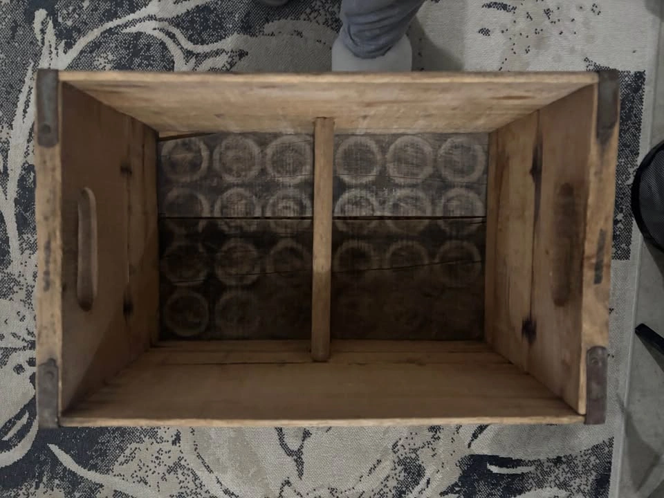 3 Vintage Wooden Crates - photo 5
