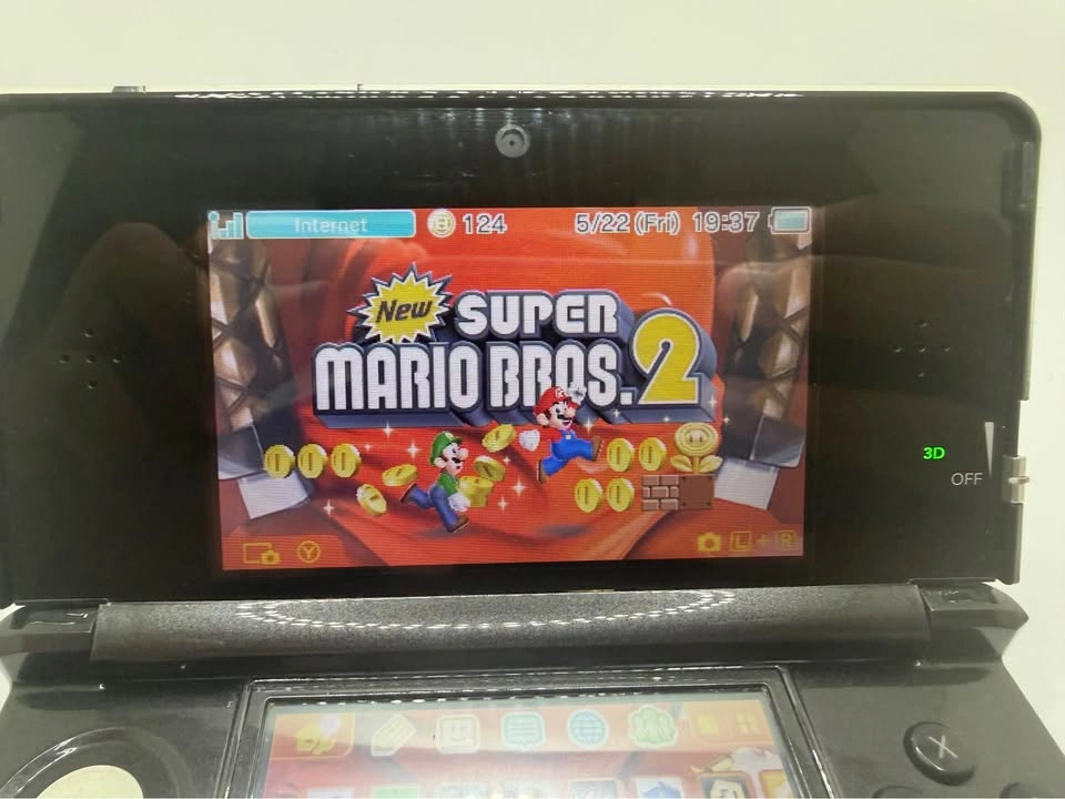 Nintendo 3DS Cosmic Black - CFW Modded | 32GB SD | Dock + Charge - photo 4