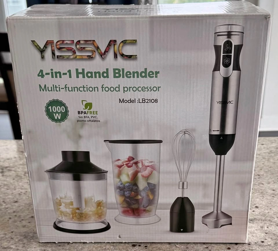 Brand New 4-in-1 Hand Blender & Food Processor