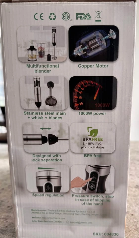 Brand New 4-in-1 Hand Blender & Food Processor - photo 3