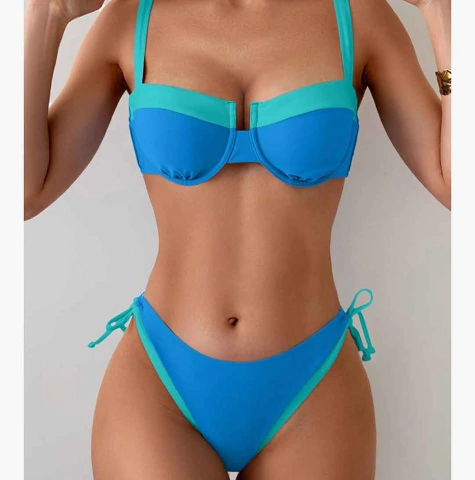 New Woman's Size Small Blue Bikini - photo 2