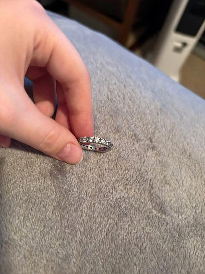 Pandora Sparkling Row Eternity Ring (Size 7)
