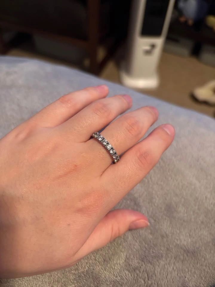 Pandora Sparkling Row Eternity Ring (Size 7) - photo 3