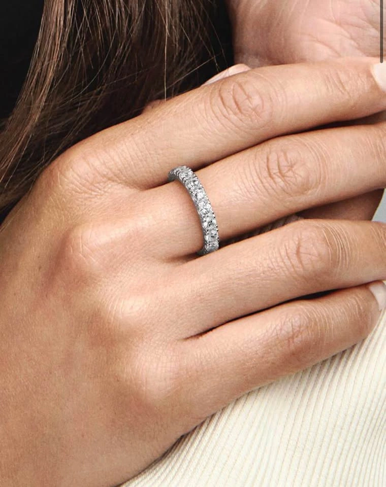 Pandora Sparkling Row Eternity Ring (Size 7) - photo 4