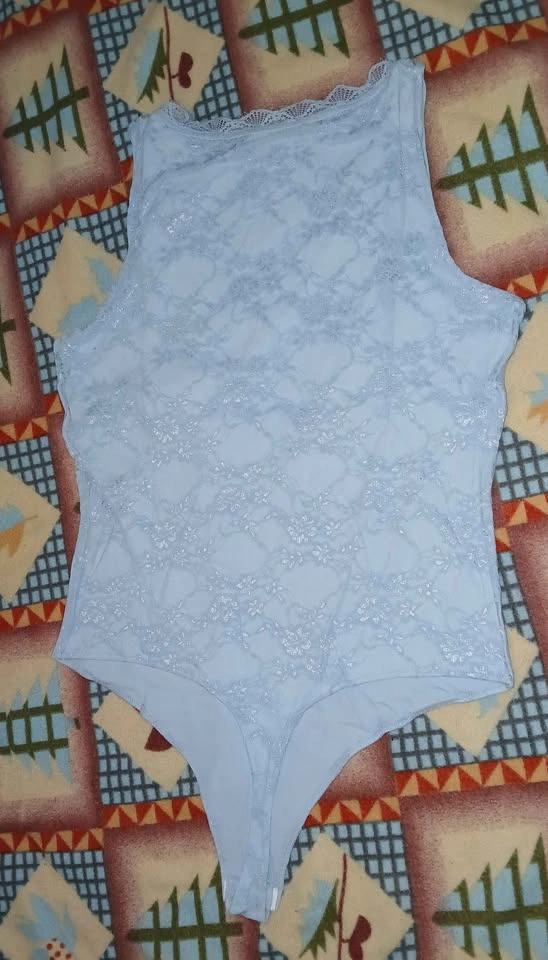 New Baby Blue Lace XL Bodysuit - photo 2