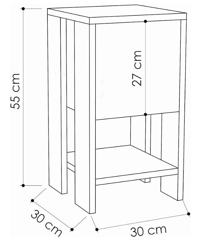 Bedside Tables x2 – Matching Set - photo 3