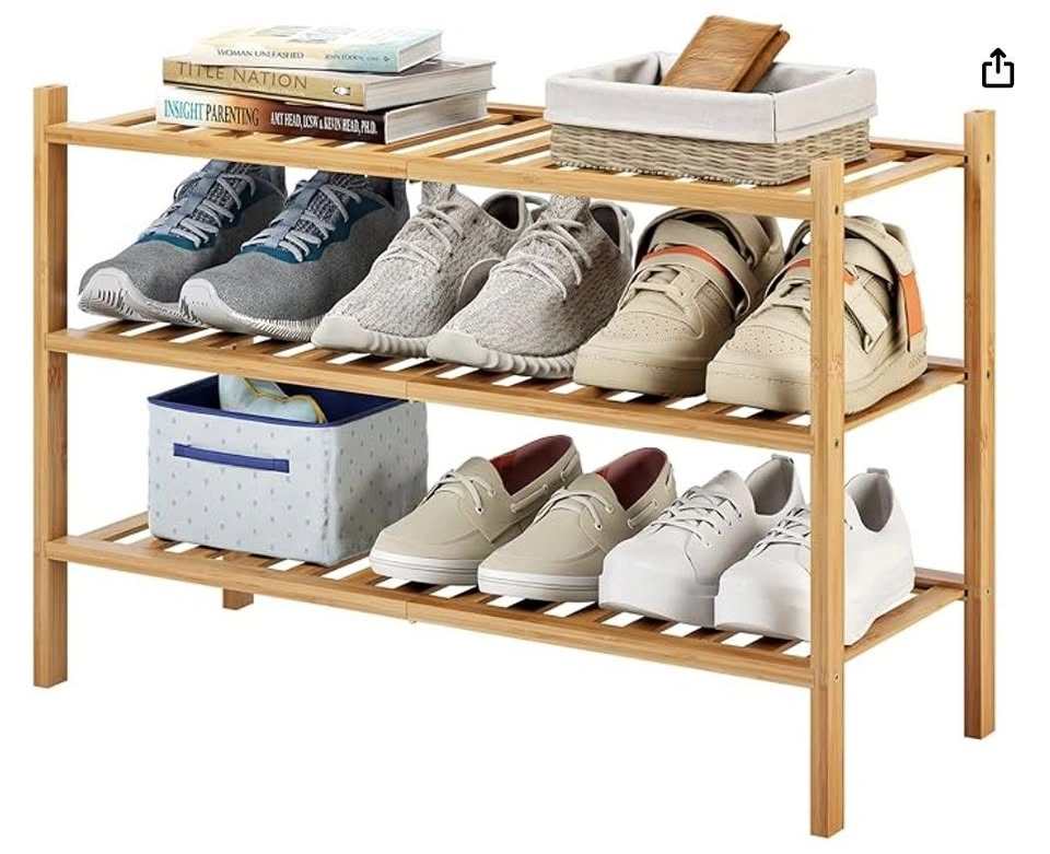 Bamboo Shoe Rack – Like New