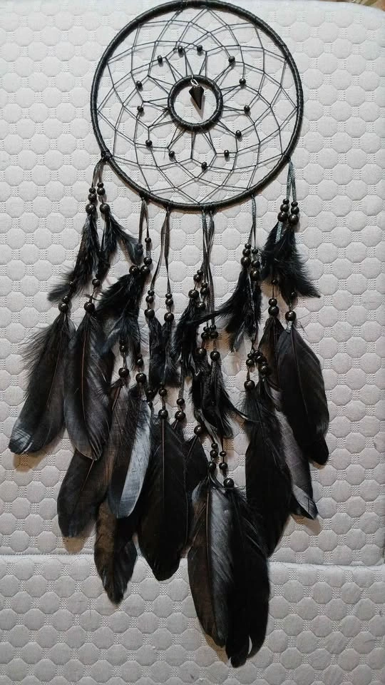 New Black Crystal Dreamcatcher 30 Inch - photo 3