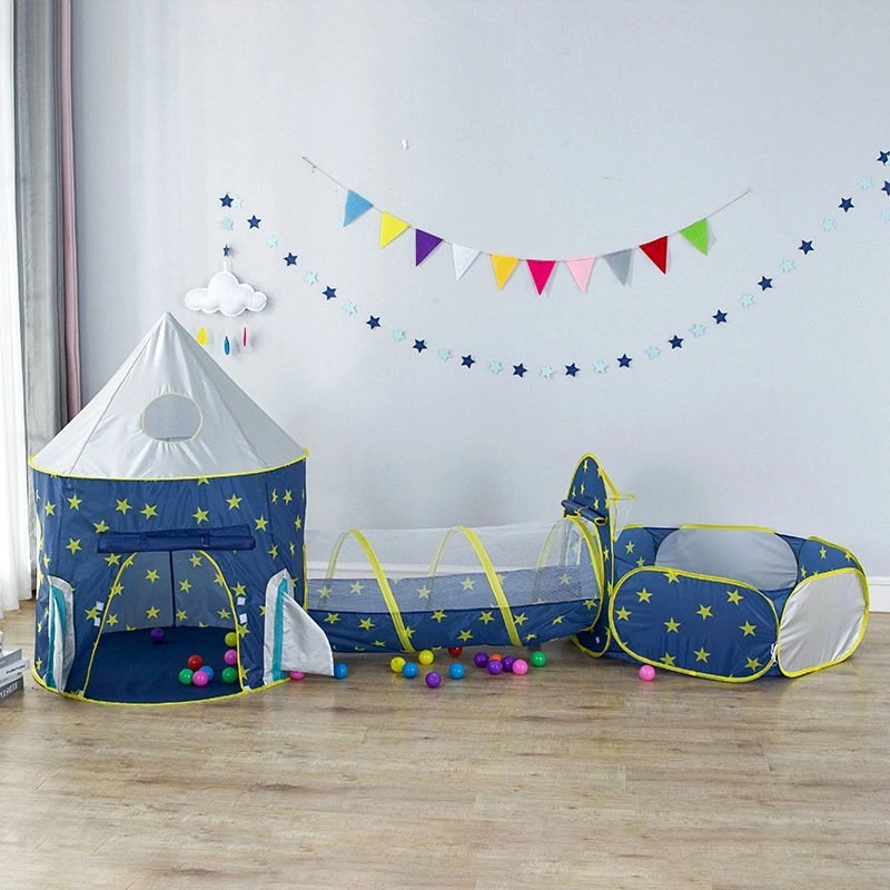 【NEW】3pc Ball Pit for Toddlers with Kids Play Tent Baby Tunnel/P