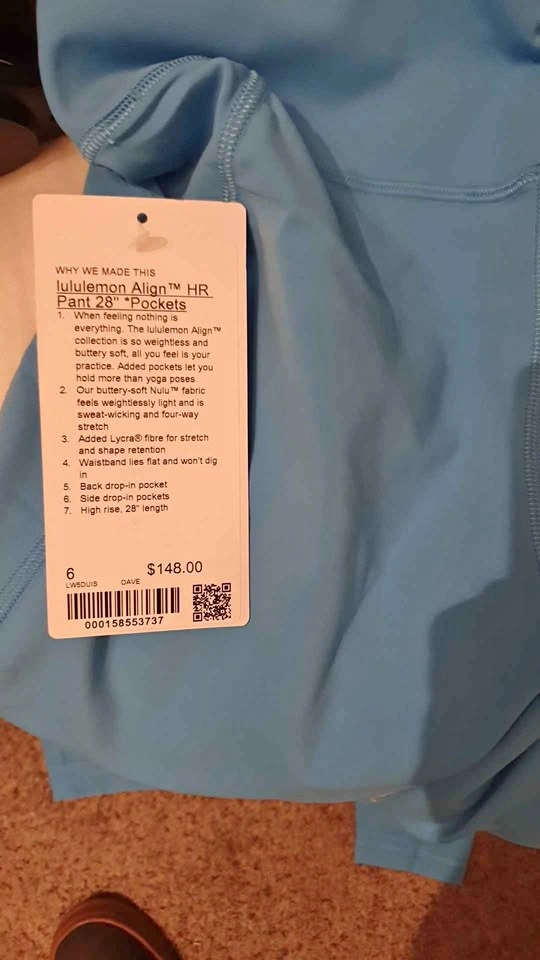 Lululemon Tights - Brand New, Size 6