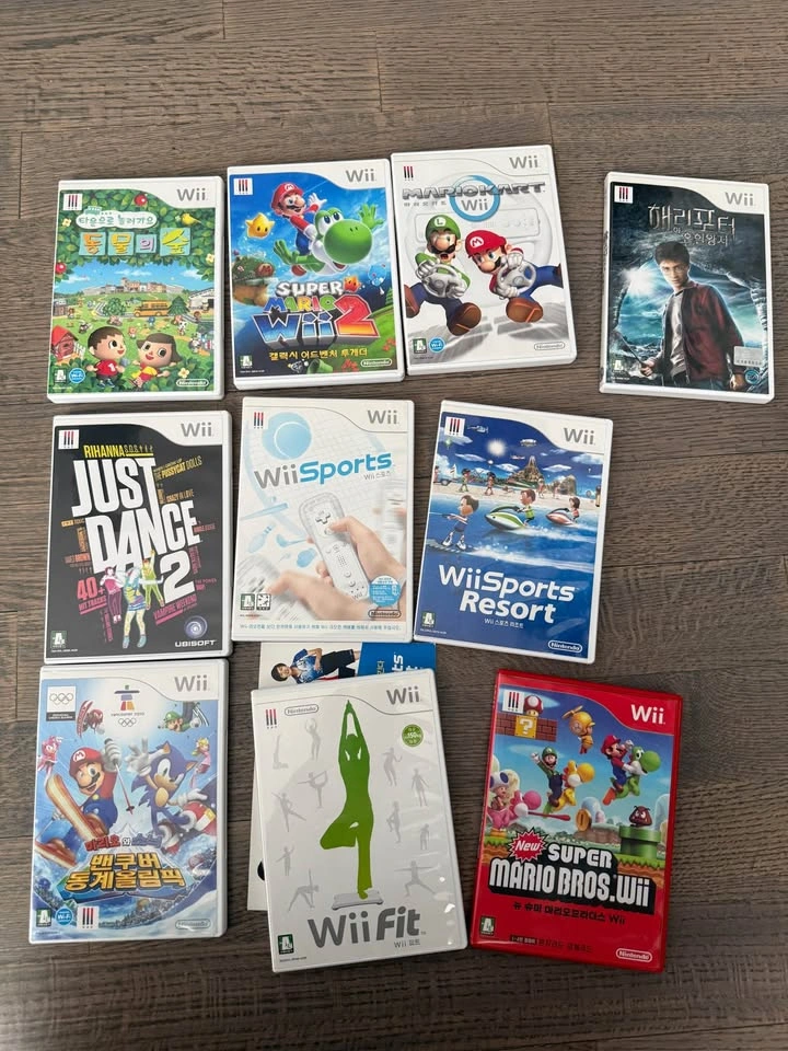 Moving Sale: Nintendo Wii Bundle (Korean Version / NTSC-K) + 10 - photo 2
