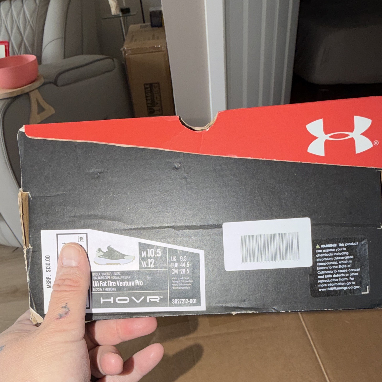 Under Armour Fat Tire Venture Pro HOVR Sneakers - photo 2