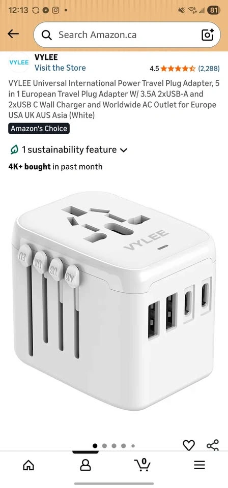 Travel Adapter Worldwide: 5 in-1 - photo 5