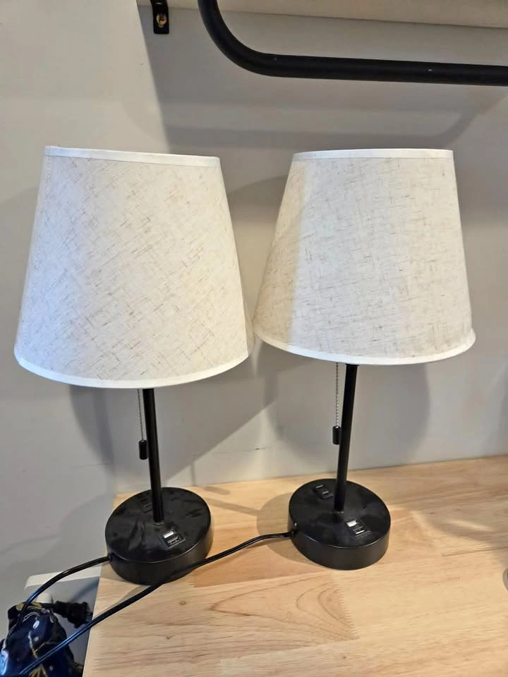 Matching Bedside Lamp Set