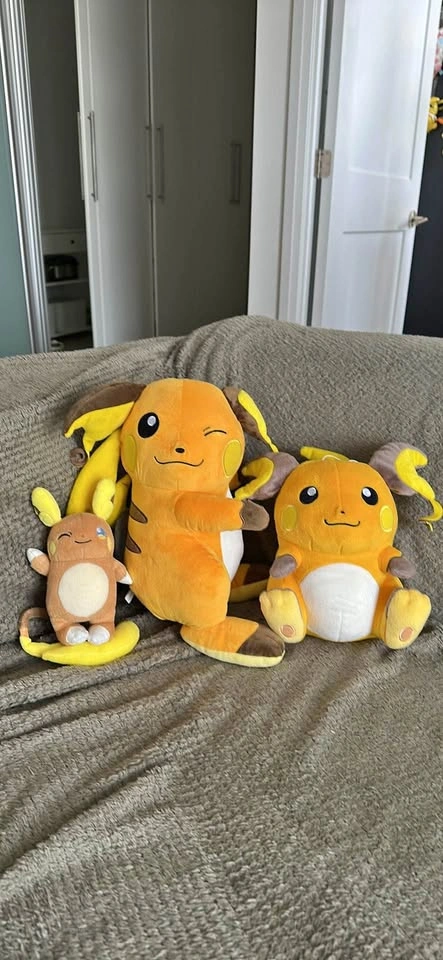 Pokemon Raichu Plushies - from Japan