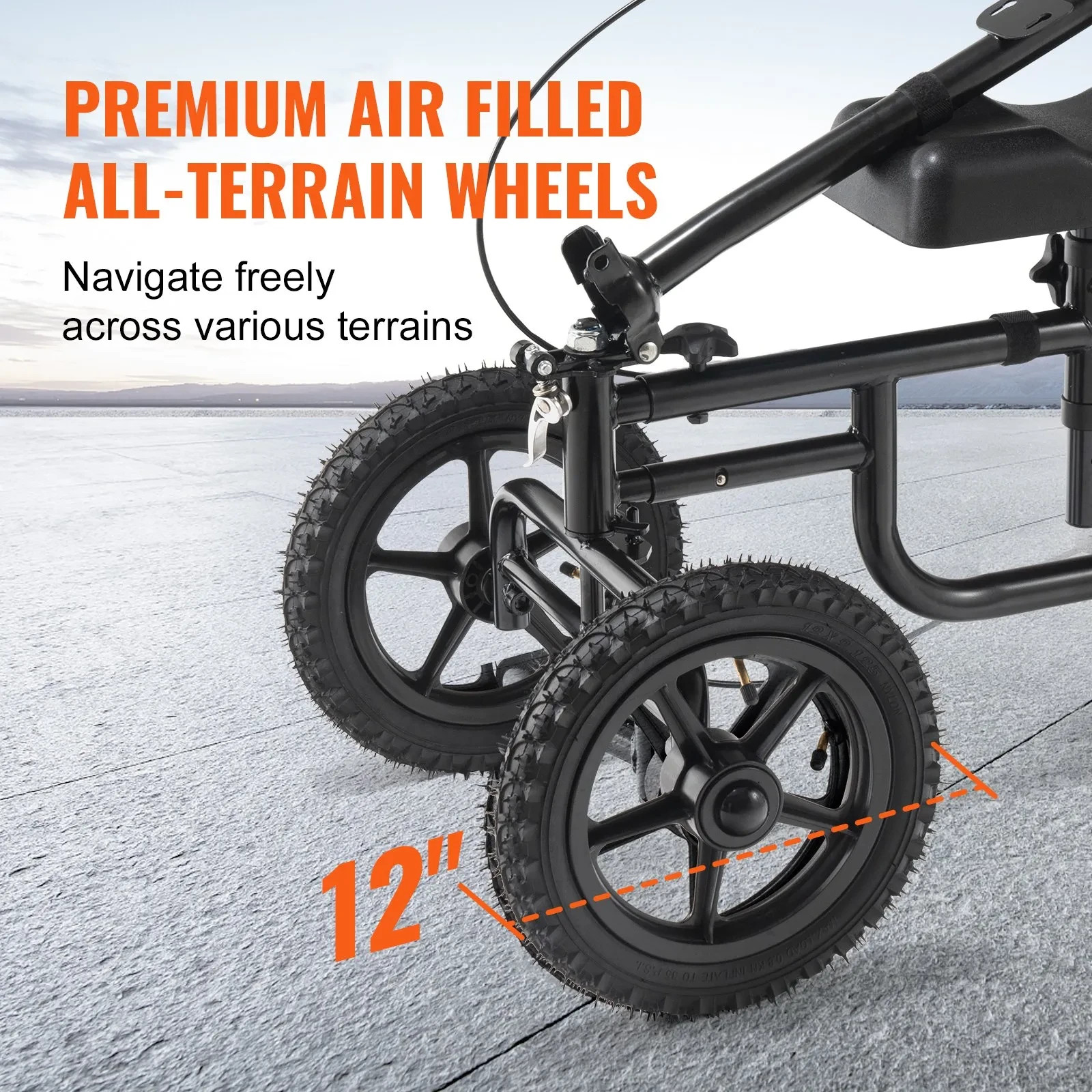 VEVOR Folding Knee Scooter - photo 3