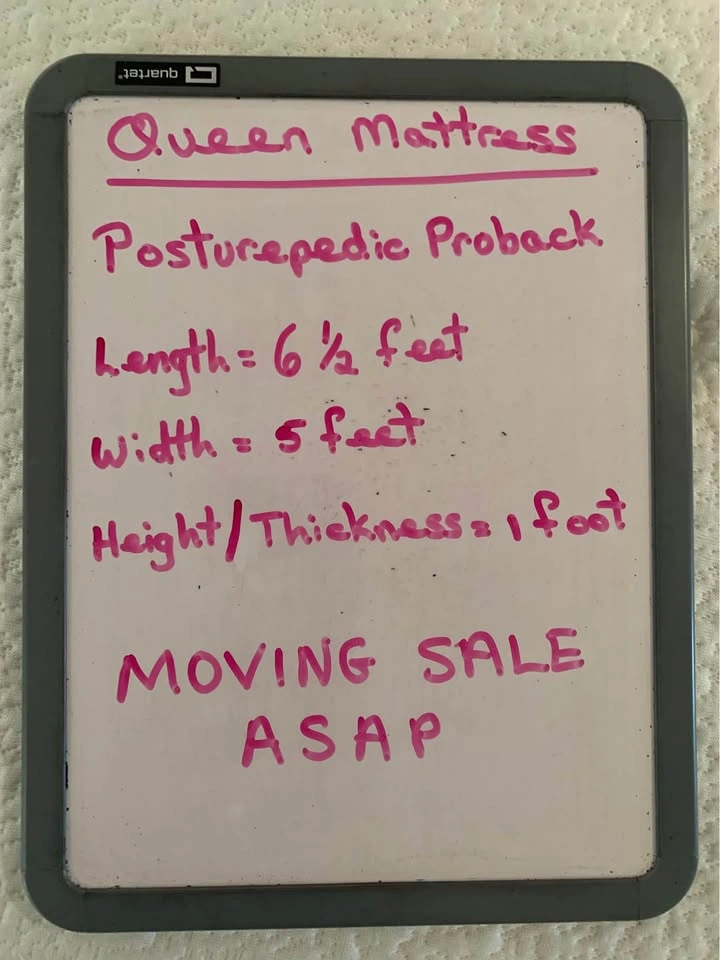 Queen mattress-MOVING- NEED GONE ASAP - photo 4